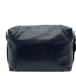 Nappa Blue Leather Handbag